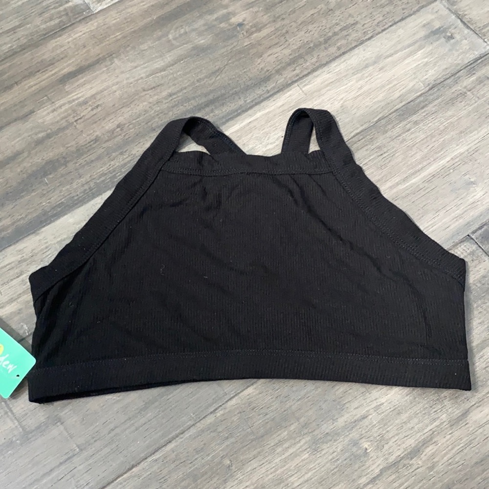Honeydew Evie Rib Bralette Black Sz M